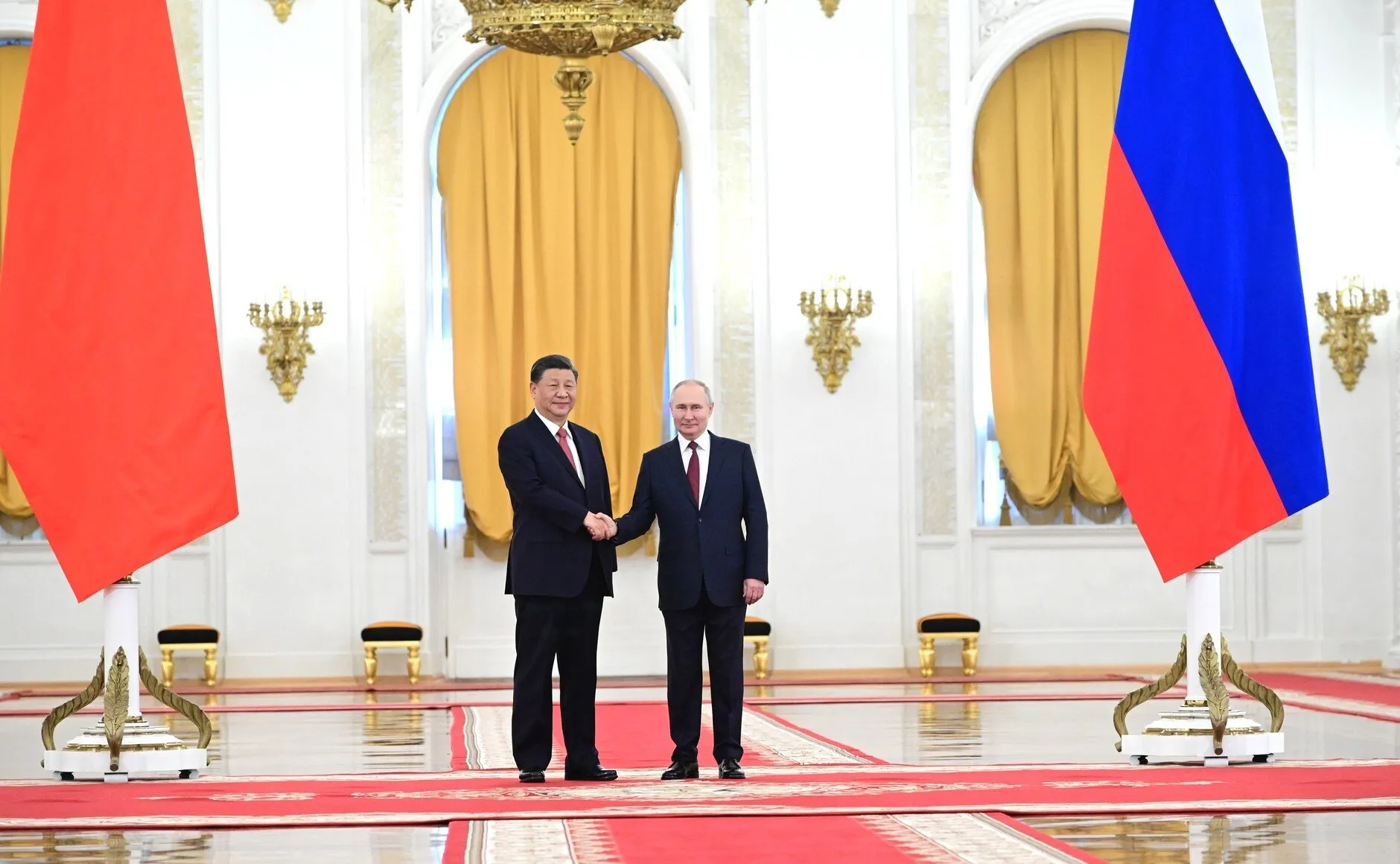 Putin and Xi Jinping in the Grand Kremlin Palace, March 2023: a sales market is replaceable; a source of development is not (photo: kremlin.ru, CC BY 4.0).