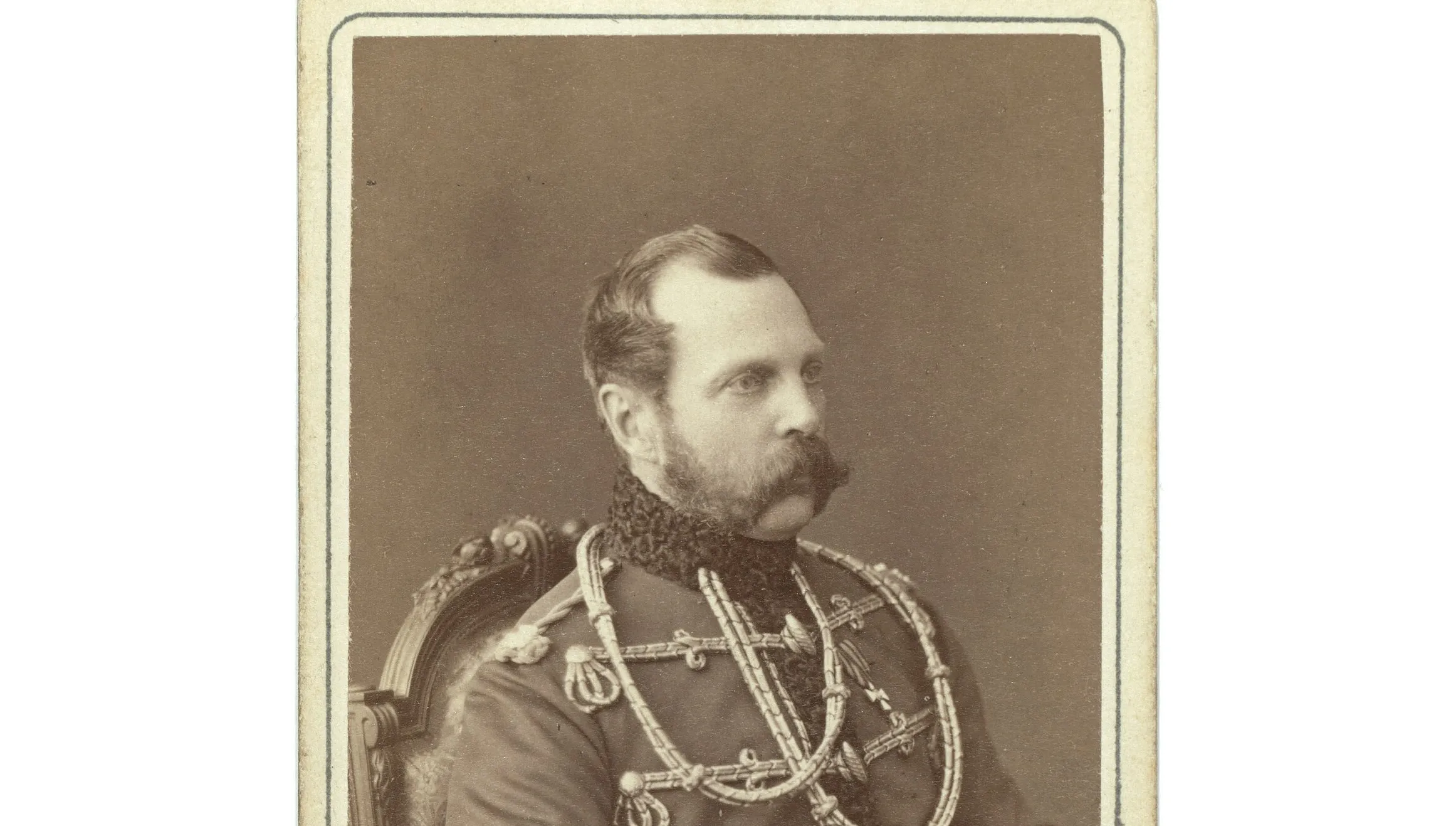 Alexander II (photograph by Sergei Levitsky, Library of Congress): a turn begins with a change of the addressee to whom reports are delivered.